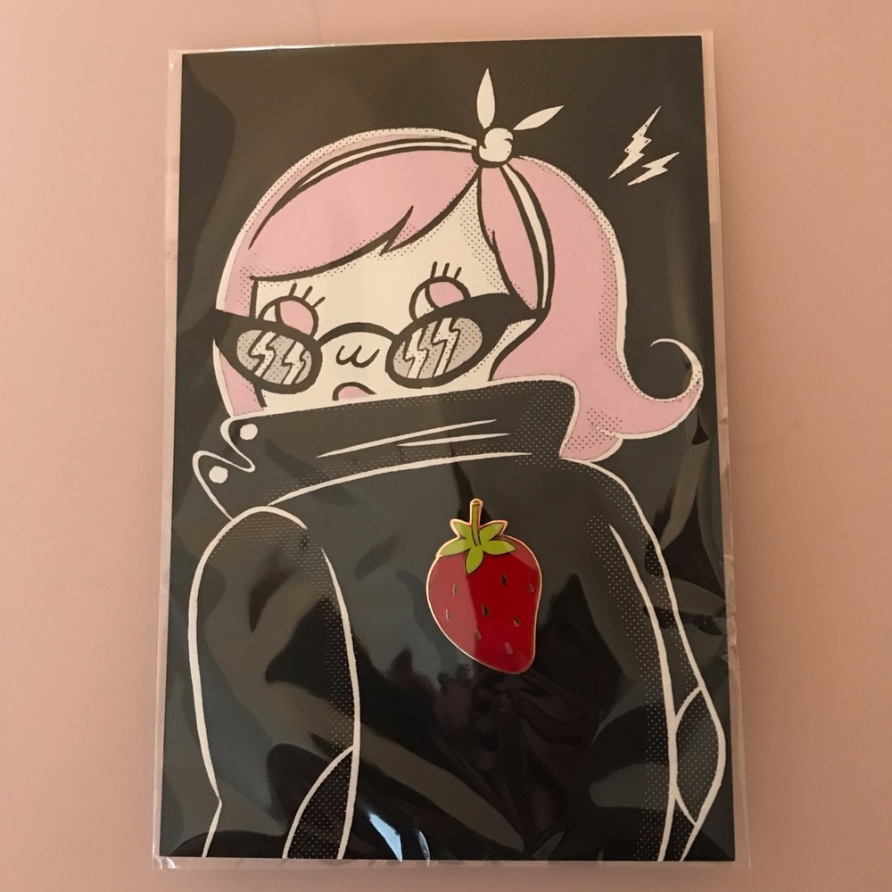 Tuesday Bassen Strawberry Pin NWT